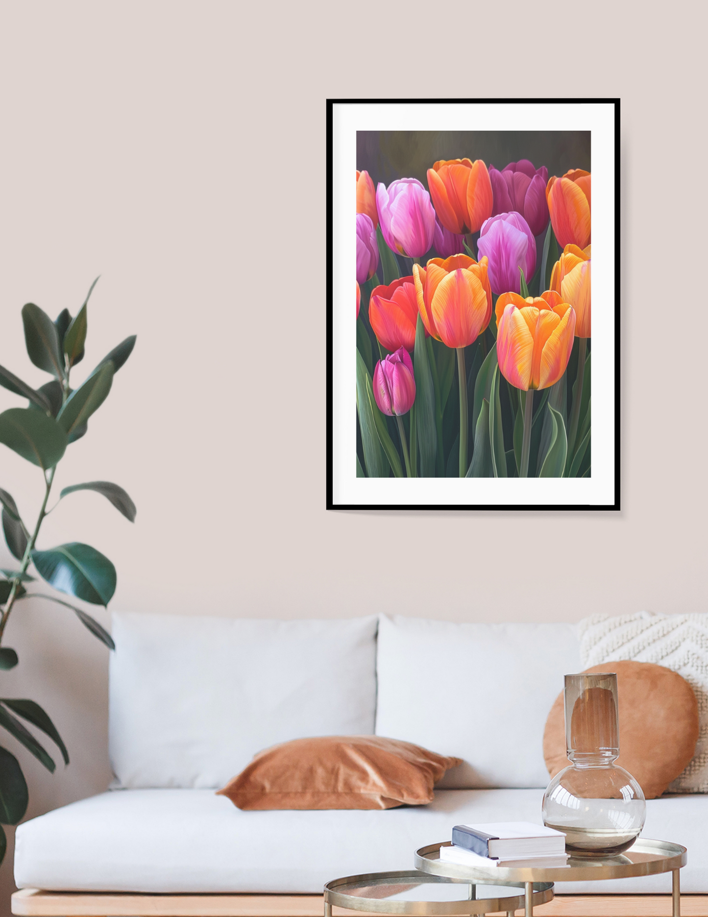 Colorful tulips