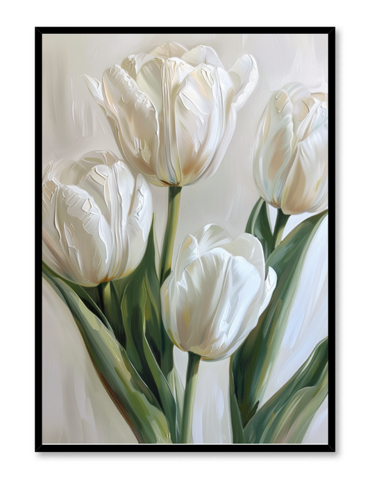 Peinture de tulipes